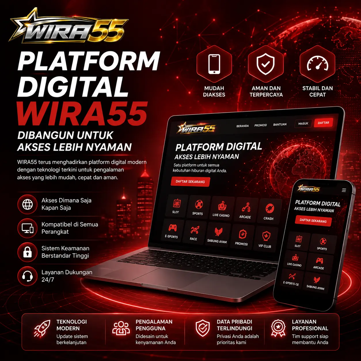 Banner Platform Digital WIRA55